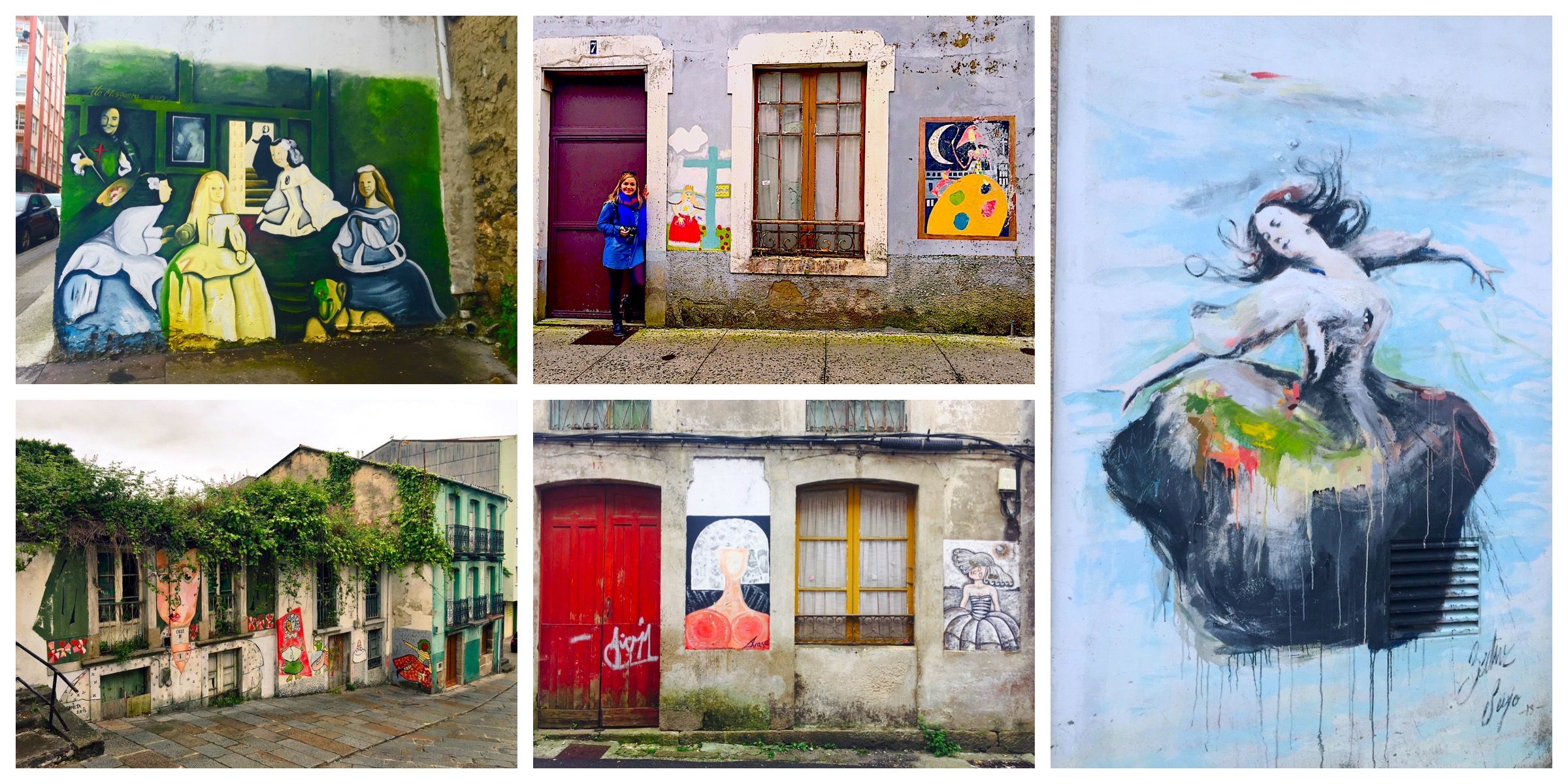 Meninas barrio de Canido